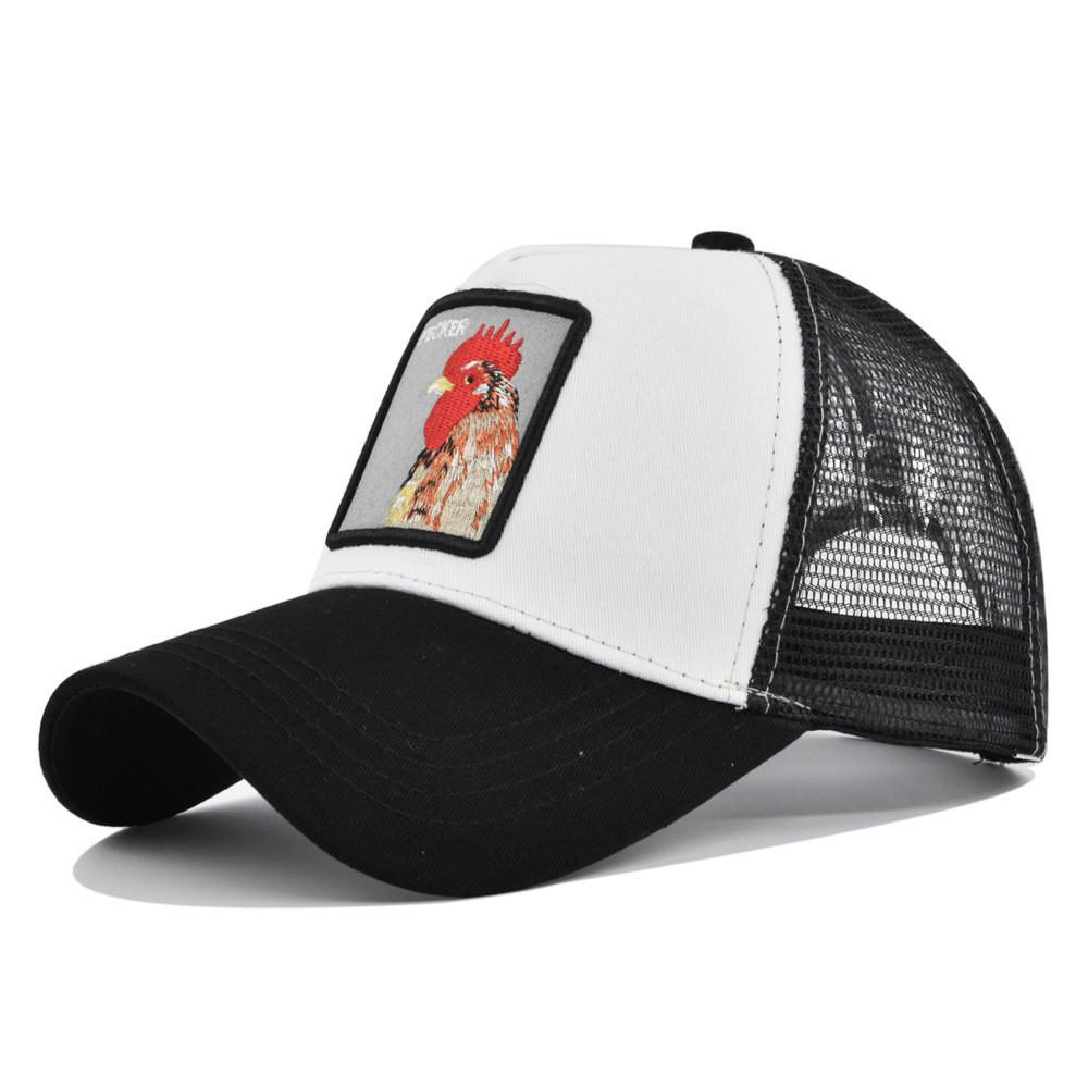 Duck Tongue Cap Cartoon Animal Rooster Cotton Embroidered Net Cap Baseball Cap