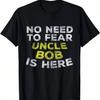 BOB Funny Uncle T-Shirt Gift Family Graphic Tee Name Text T-Shirt