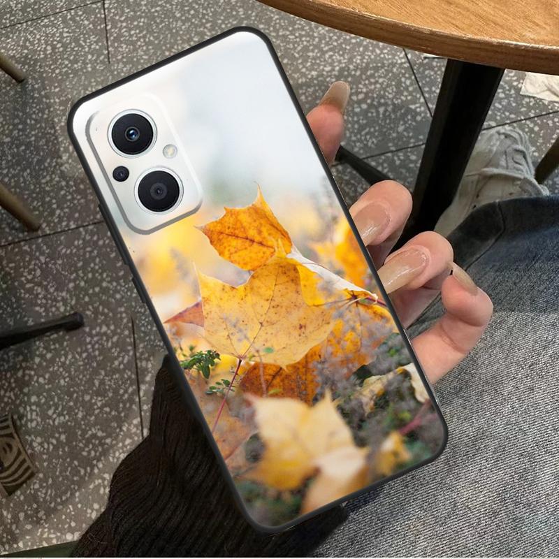 Autumn Leaves For OPPO Reno 7 8 Lite 8T 14F 13F 11F 12F 10 11 12 13 14 Pro OPPO Find X9 X8 X5 X6 Pro Case