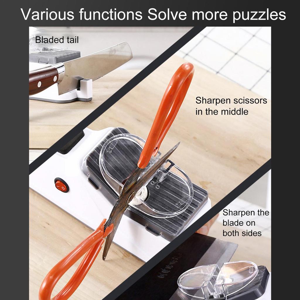 Kitchen Electric Knife Sharpener Multifunctional Automatic Professional Portable Electric Knife Sharpener Kitchen Accessories
