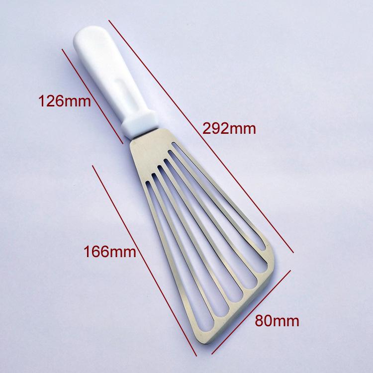 Stainless Steel Fish Turner & Teppanyaki Spatula for Grilling, Oyster Frying, Stir-Frying, and Pan-Frying.
