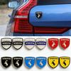 2 Stück Volvo Elch Logo Schild Abzeichen 3D Metall Aufkleber für Alle Auto Kofferraum Kotflügel - Auto Styling Dekoration Zubehör