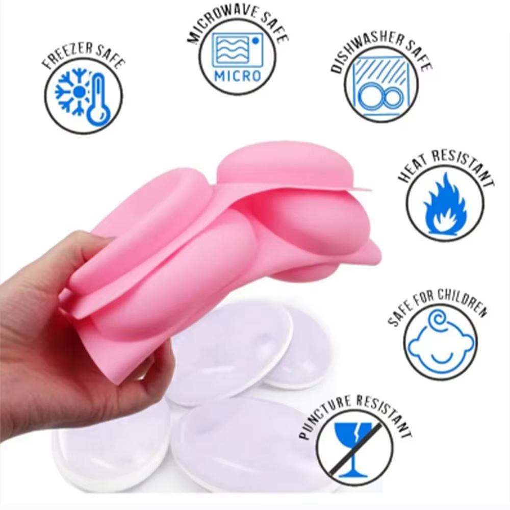 Oval Silicone Baking Mold Multifunctional Cake Baking Pan DIY Soap Making Supplies Easy To Demold and Clean Handmade Tools