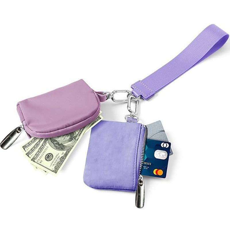 2024 LULU Macaron Color Key Case: Fresh Sweet Mother-and-Child Coin Purse for Girls