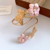 Iron Flower Butterfly Arm Cuff Twist Line Wide Open Arm Cuff Fashion Bohemian Bracelet  Women