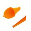 5Pcs Car Long Stem Funnel Gasoline Oil Fuel Filling Tools Anti-splash Plastic Oil Funnel Motorcycle Refueling Tools Accessories.