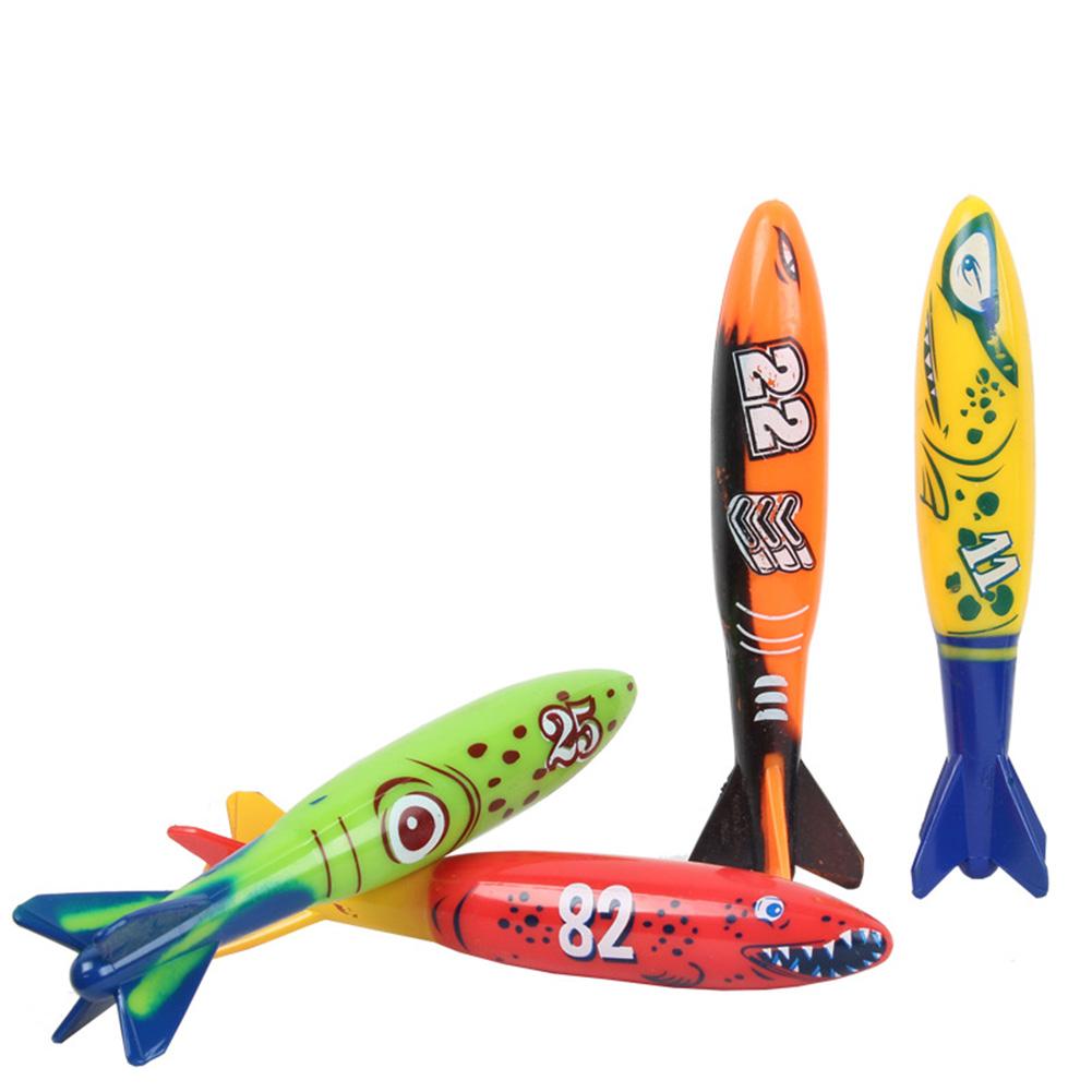 4Pcs/Set Diving Underwater Swimming Pool Playing Toy Outdoor Sport Training Tool for  Kids Swimming Toy