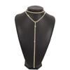European and American Necklace Tassel Long Necklace Rhinestone Necklace