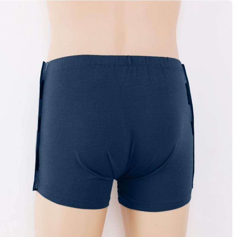 Pantaloncini Intimi Strappabili per Uomo Post-operatorio Boxer Adattivi Boxer da Incontinenza Riutilizzabili da Incollare