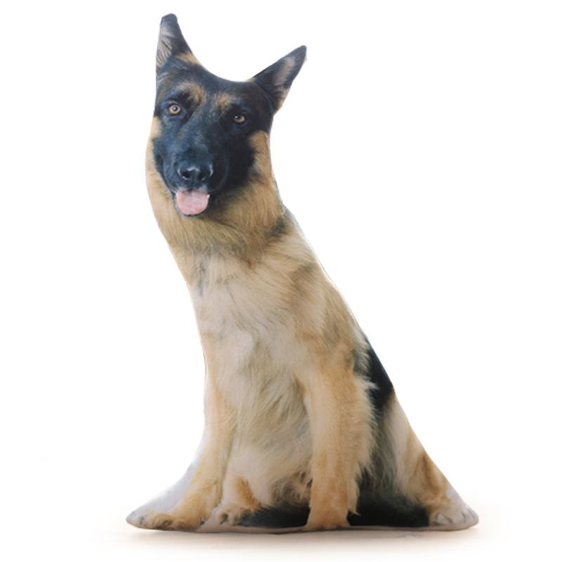 3d Simulated Dog Pillow Animal Doll Creative Doll Cute Sleeping Doll Husky Plush Toy