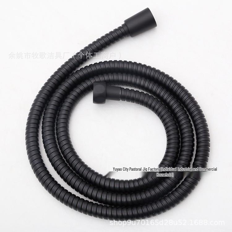 Svart kriger trykksatt håndholdt dusjhode dyse for bad og dusj