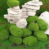 10Pcs Artificial Foam Moss Rocks Fake Green Moss Stone Micro Landscape DIY Crafts Home Garden Flower Pot Decoration