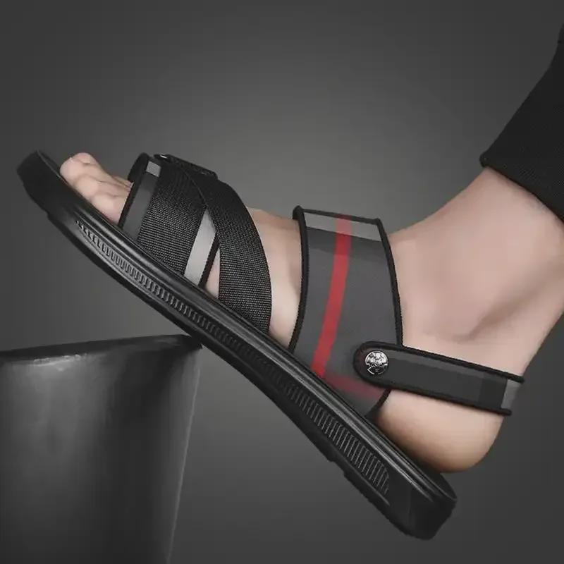 2023 Men's Trendy Korean-Style Non-Slip Outdoor & Beach Sandals