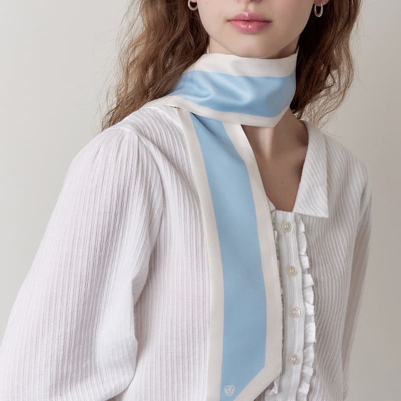 engbrox Classic Heart Twilly Silk Scarf_3 Colors