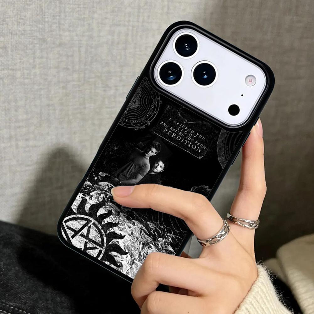 Capa Case for iPhone 17 Air 16 Pro Max 15 Plus 11 13 Mini 14 12 Back Phone Cover Supernatural TV Show