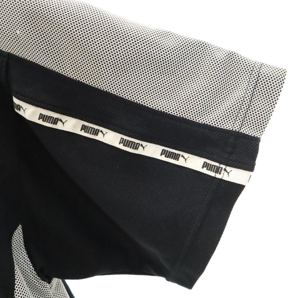 Puma 90s Made In Japan Old Hit Union Short Sleeve Track Jacket M Black Men's Used