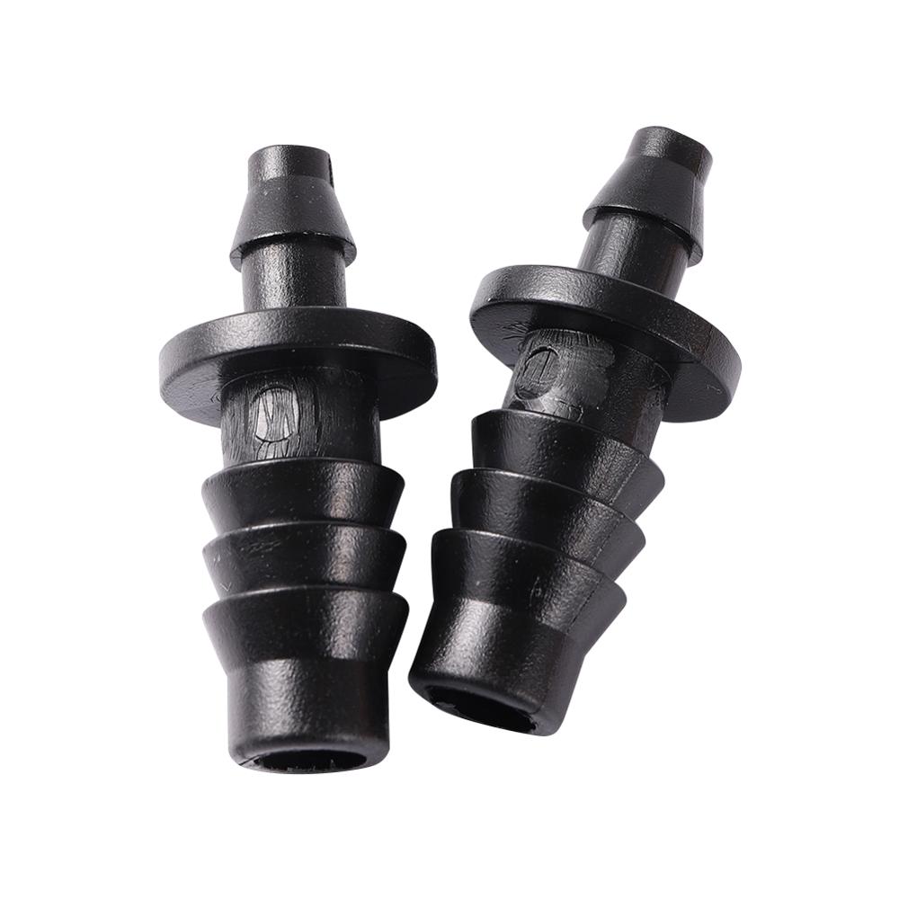8mm To 4mm Pipe Fittings Barb Straight Connector Irrigation System Hose Reducer Quick Connector Hose Joint Twenty Pieces