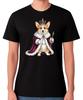 Tricou Unisex cu Grafică Corgi Regal Rege Câine Amuzant Drăguț Iubitor de Câini Tee