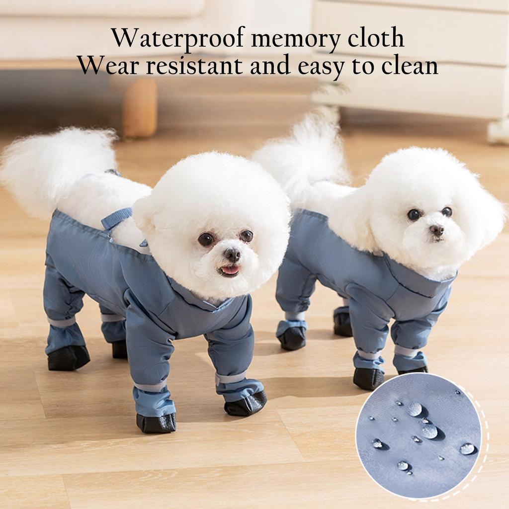 Dog Winter Clothes Pet Shoes Outing Accessories Dog Shoes Windproof Dirt Four Seasons Universal Accessories For Dogs Jacket