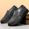 2025 spring new one-pedal lightweight polyurethane sole casual men's shoes soft sole versatile driving shoes work shoes