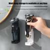 Plastic Wall Mounted Razor Rack Self-Adhesive Non Perforated Razor Holder Space Saving Adjustable Electric Toothbrush Holder