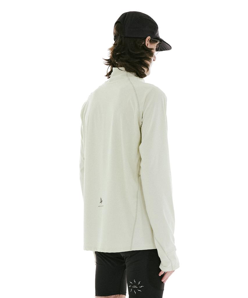 Koldeuwom Tempo Grid Half Zip (Lime Cream)