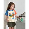 27Home Korean Style Kidsren's Clothing Trendy Brand Kidsren's Pure Cotton Short-Sleeved T-Shirt 2026 Summer New Style Baby Girl Clothes Cartoon