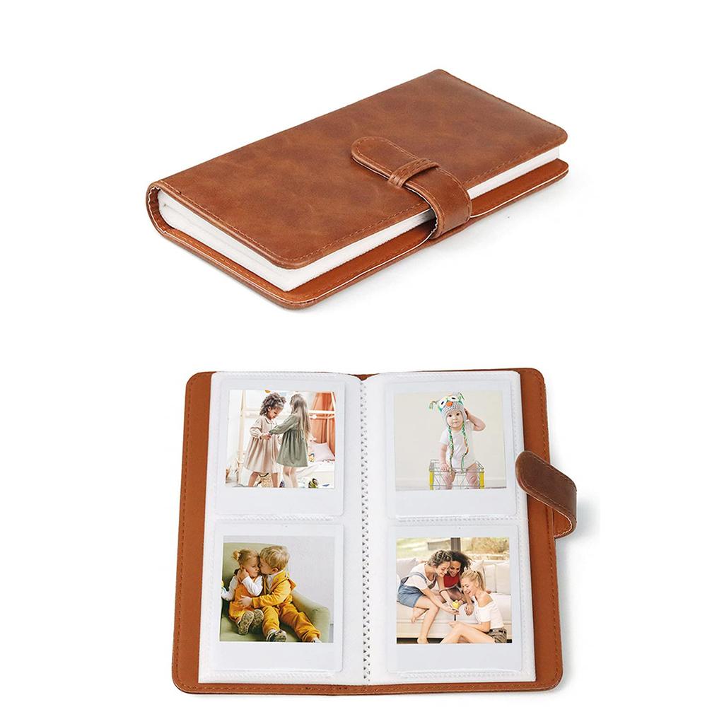 Darkhorse Pocket Photo Binder Album, Holds 80 Sheets, for Instax Square Film SQ20, SQ10, SQ1, SQ6, and SP-3 Cameras - Glacier Blue