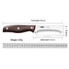 Stainless Steel Kitchen Peeler Multi-Function Kitchen-Specific Peeler For Slicing Fruit And Vegetables With Wooden Handle