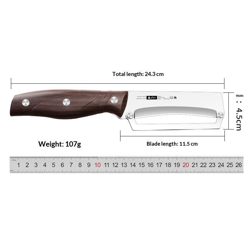 Stainless Steel Kitchen Peeler Multi-Function Kitchen-Specific Peeler For Slicing Fruit And Vegetables With Wooden Handle