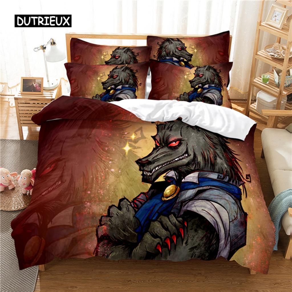 Cartoon Rhinoceros Bedding Set Duvet Cover Set 3d Bedding Digital Printing Bed Linen Queen Size Bedding Set Fashion Design