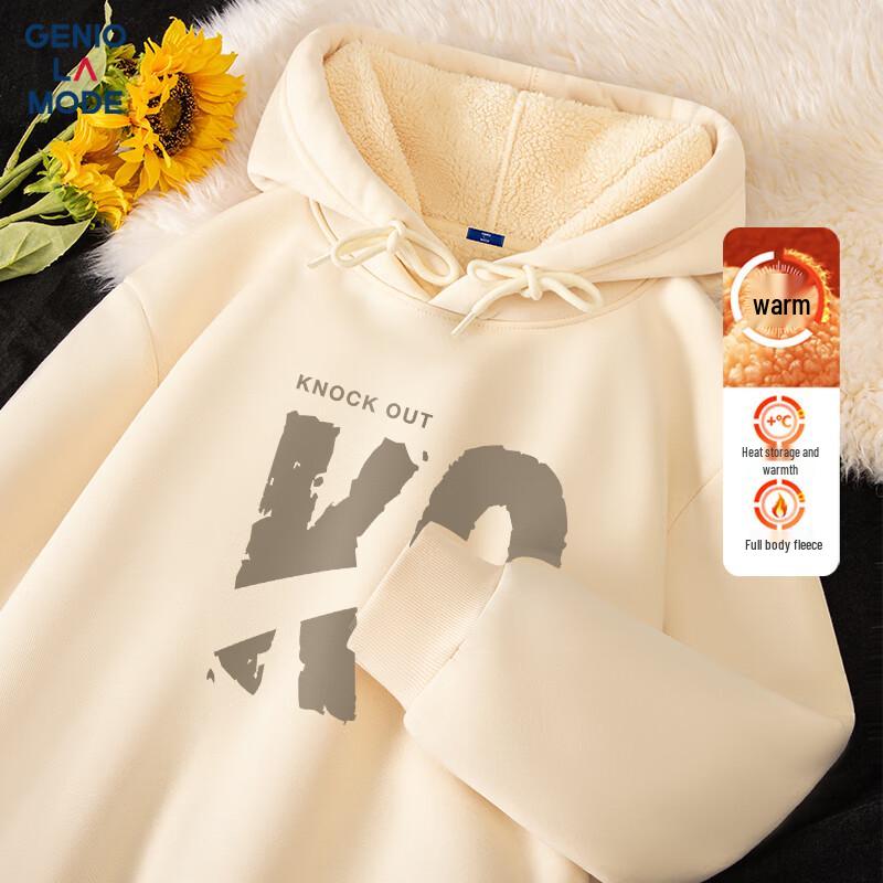 

GENIOLAMODE Men s Heavyweight Fleece Lined Hoodie 3XL