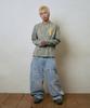 Lujeoseukeulleob Crack Logo Long Sleeve T-Shirt Camo