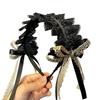 Retro Lolita Pleated Lace Headband & Hair Clip - Cute Children's Hair Accessories