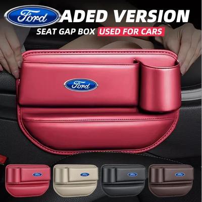 Naklejka Samochodowa Ford Wielofunkcyjny Organizer na Szczeliny w Fotelu Samochodowym Pudełko do Przechowywania Dla Ford Focus MK2 MK3 Ranger Fiesta S MAX Mustang Mondeo Kuga