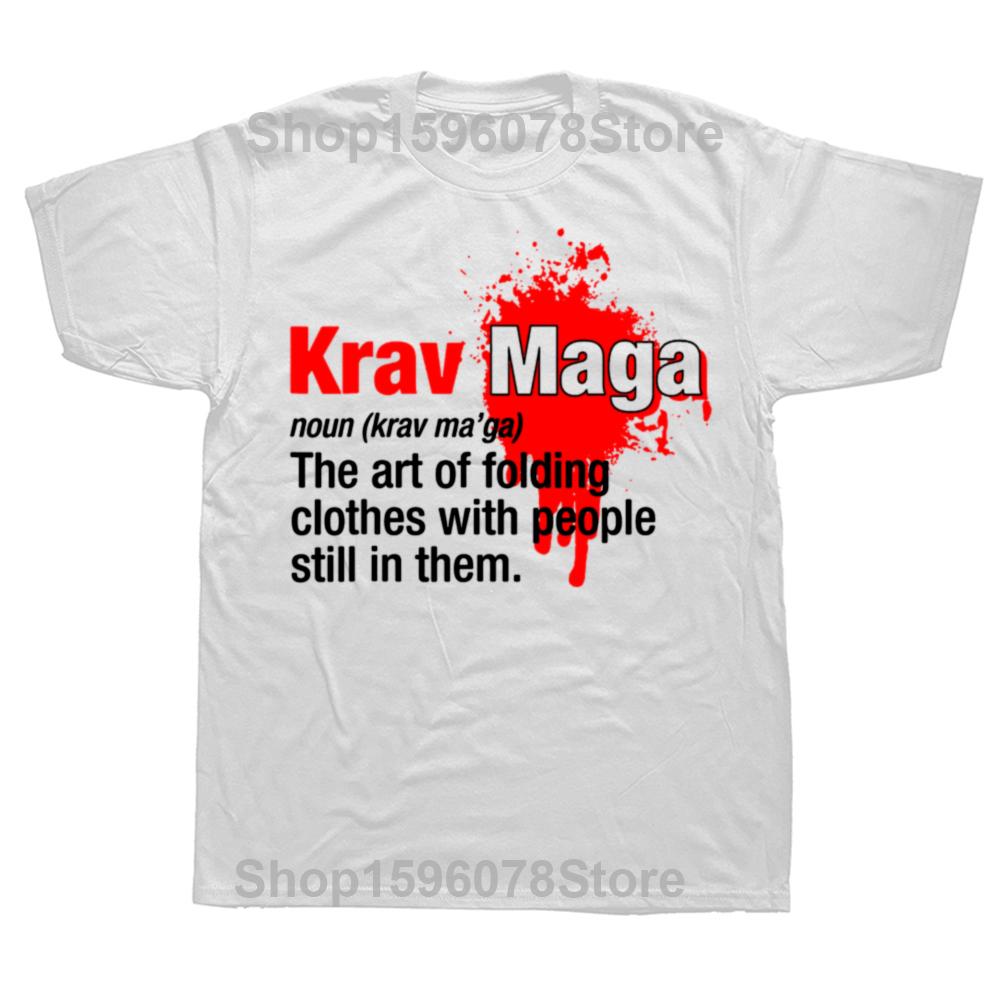 Vtipná definice Krav Maga Podstatné jméno Grafické tričko Pánské Dámská móda Ležérní tričko 100% bavlna Volné Nadměrné tričko Streetwear