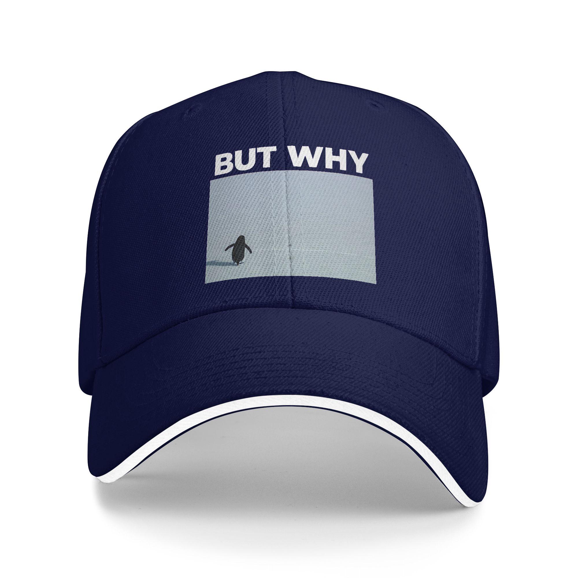 

Summer Casual Baseball Cap NihilistPenguin But Why Kpop Rock Hip Hop Hats For Men Women High Quality Fashion Snapback Cap One Size