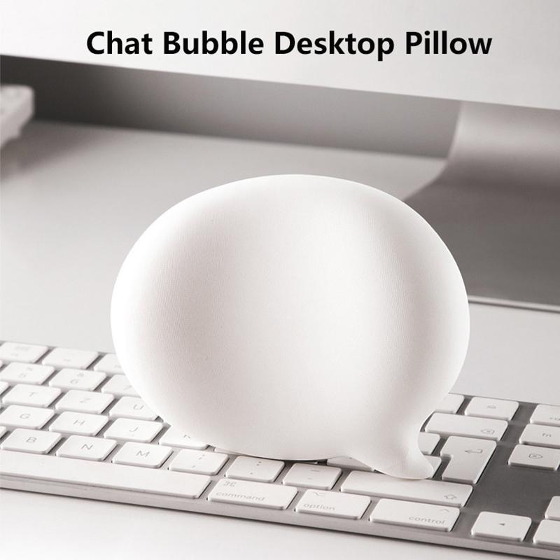 Chat Bubble Silicone Wrist Mouse Pad Keyboard Hand Rest Wrist Rest Palm Rest Wrist Pad Ergonomics Design Solid Color