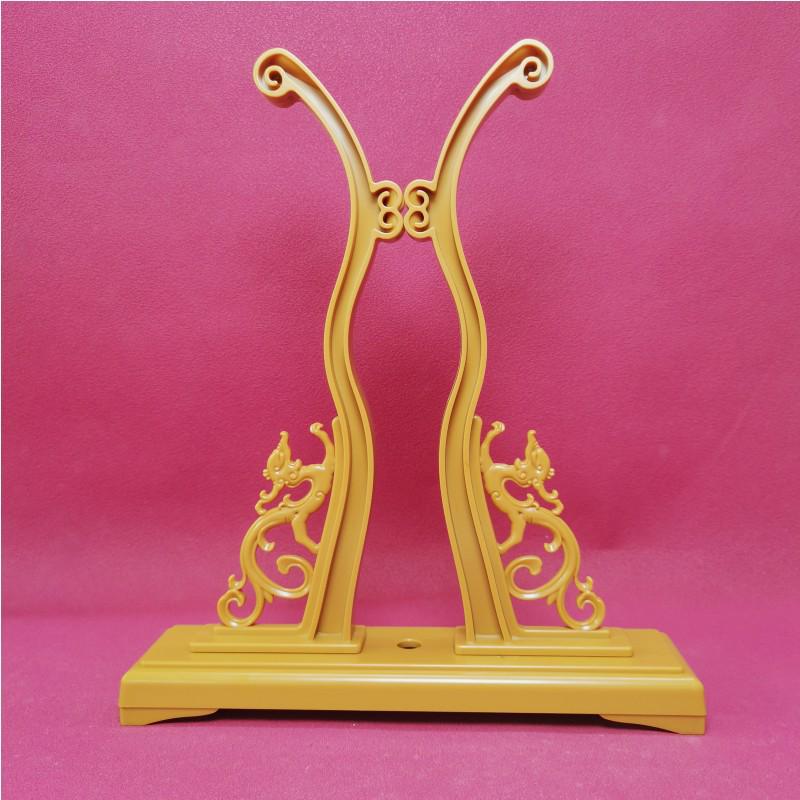 

Регулируемая и съемная круглая подставка для вентилятора из смолы в виде китайского дворца