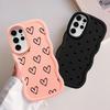 Cartoon Flower Love Heart Soft Phone Cover Case for Samsung Galaxy S21 S20 FE A25 S25 S22 Ultra S24 A26 S23 Plus A34 A35 A24 A55