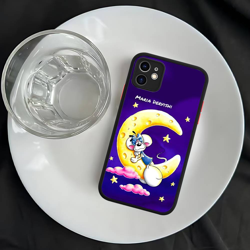 Cartoon D-Diddl For IPhone 11 12 13 14 15 16 Pro Max Plus Matte Translucent Phone Cover