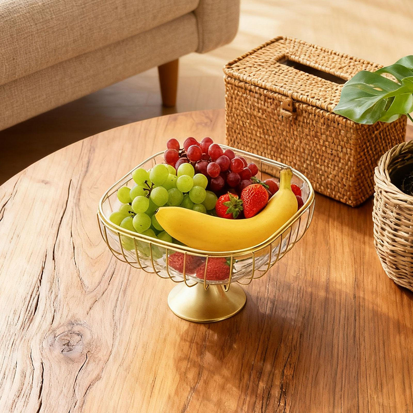 

Cast Iron Fruit Bowl, Centerpiece, Modern, Elegant, for Storing Bread, Ideal Kitchen Or Living M