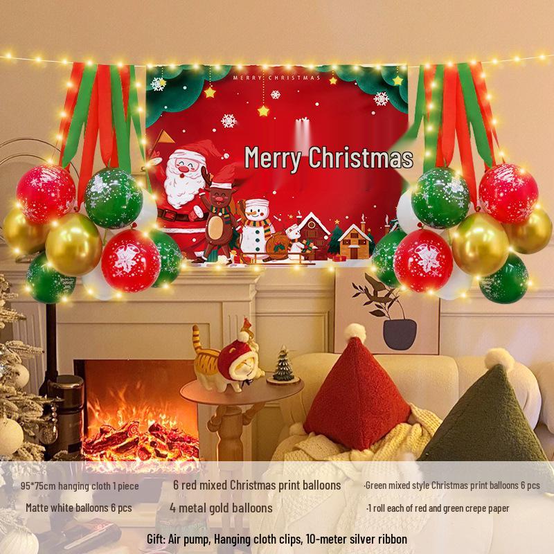 Merry Christmas Banner: Holiday Store Decoration
