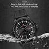 NAVIFORCE Men's Watch Quartz Calendar Luminous Hands Waterproof Silica Strap Round Simple Dial Fashion Casual Watch for Men NF9248T