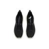 Elastic Gum Comfortable Slip Resistant Abrasion Resistant Low Top Running Shoes Men's Black White 112325542-3