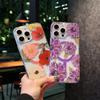 Vibrant Floral Magnetic Phone Case for iPhone 17/17 Air & 16Pro Max, High Transparency, Compatible with Apple 15, Designed for Women
