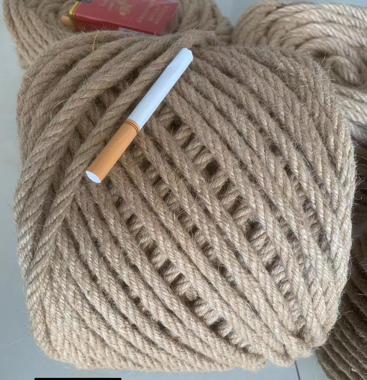 Кофейный столик из пеньковой веревки - Аксессуары для DIY из джута и белой конопли, Без запаха