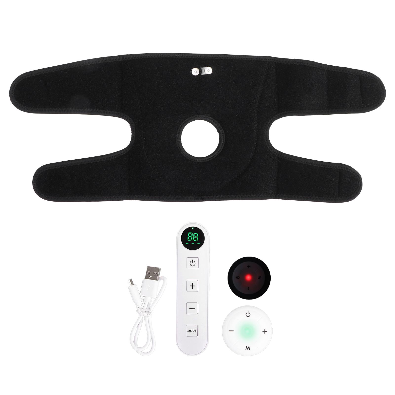 

EMS Knee Massage Pad Relieve Muscle Stiffness Adjustable Strength Wireless Vibration Electric Knee B
