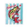 Fishing Theme Embroidery Cloth Sticker Ironing Outdoor Clothing Fishing Gear Bag Catch Pattern Diy Decorative Embroidery Mark Boy