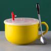 Minimalist Extra Large Ceramic Mug, Oversize Oat Milk Drinking Cup For Office Daily Use